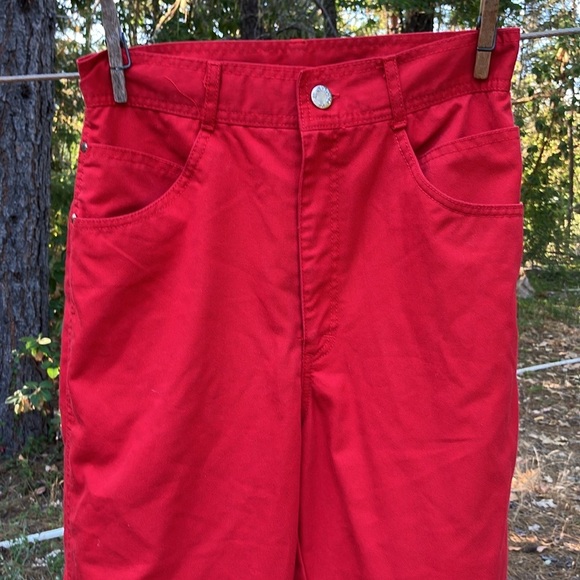 Gitano Cherry Red Denim high rise jeans size 9/10 - Picture 2 of 8